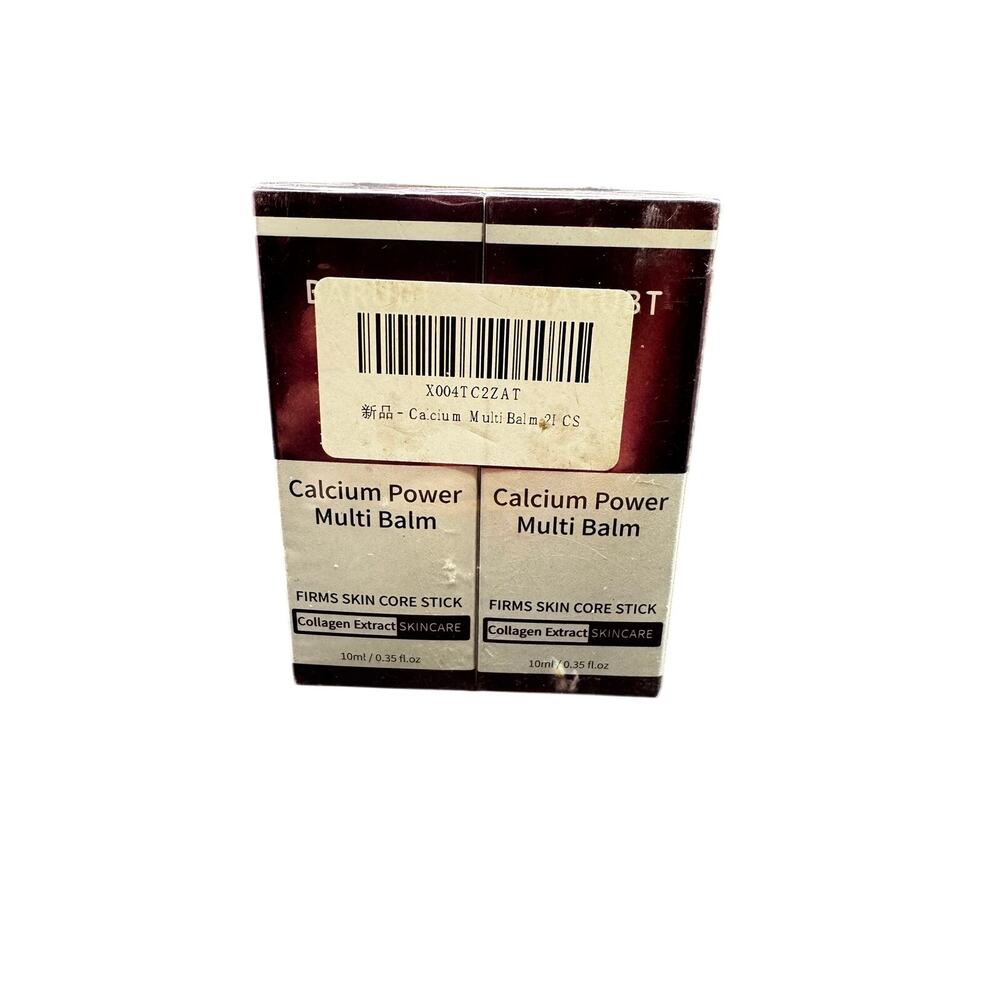 NWT 2 Pack Calcium Power Multi Balm Firms Skin Core Stick EXP 12/5/2028